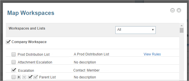 map spaces dialog shows all